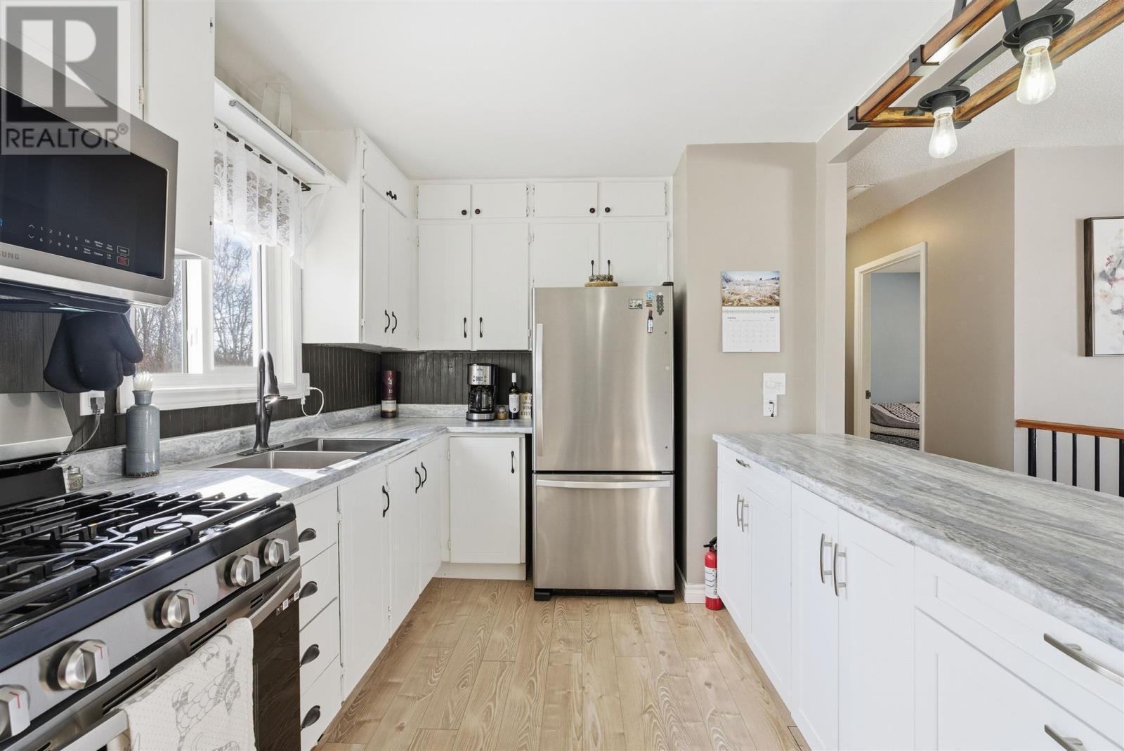 151 Youngfox Rd, Blind River, ON - Indoor Photo Showing Kitchen With Stainless Steel Kitchen With Double Sink