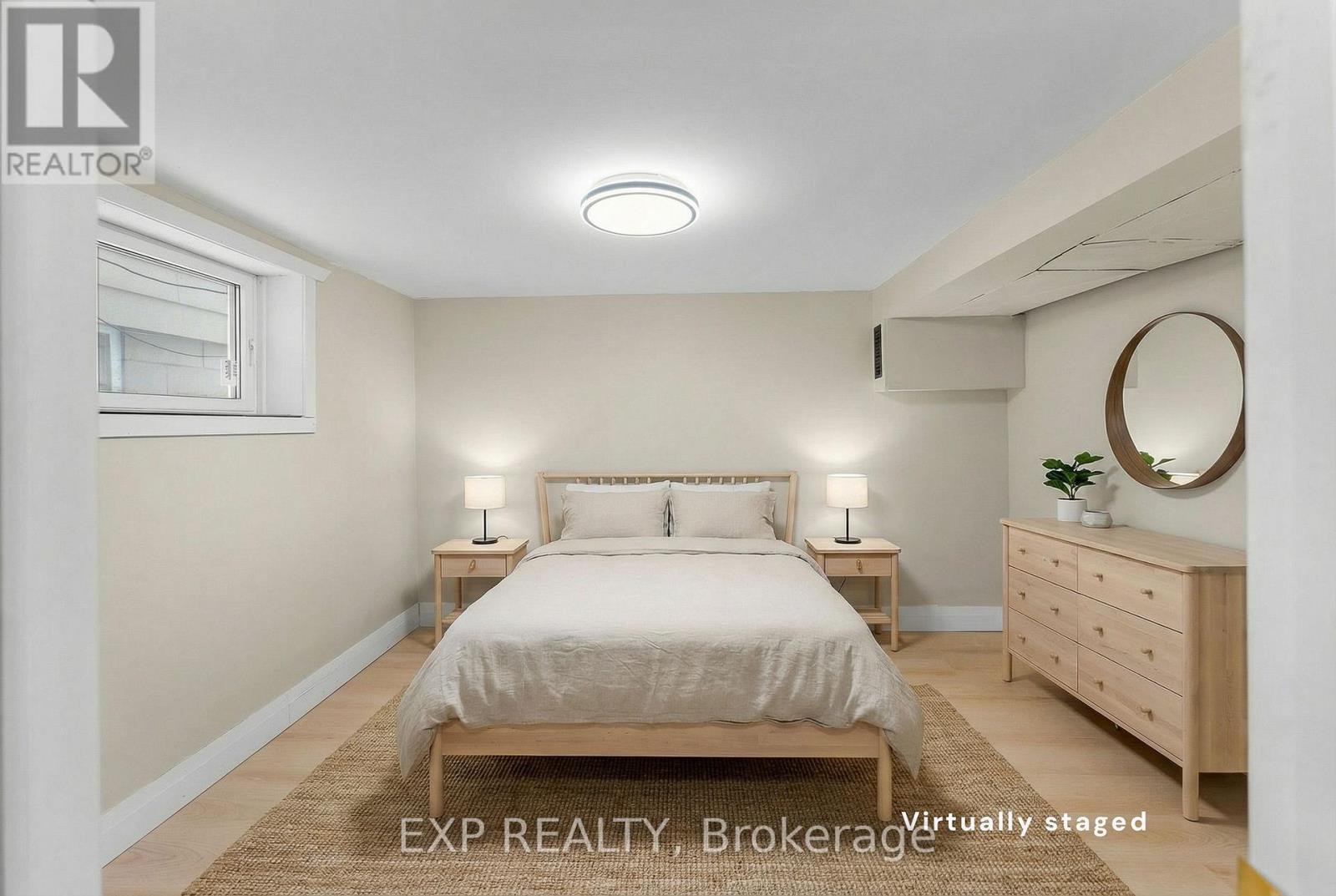 Bedroom 3 Virtually Staged - 129 Beech Street, St. Catharines (Downtown), ON - Indoor Photo Showing Bedroom