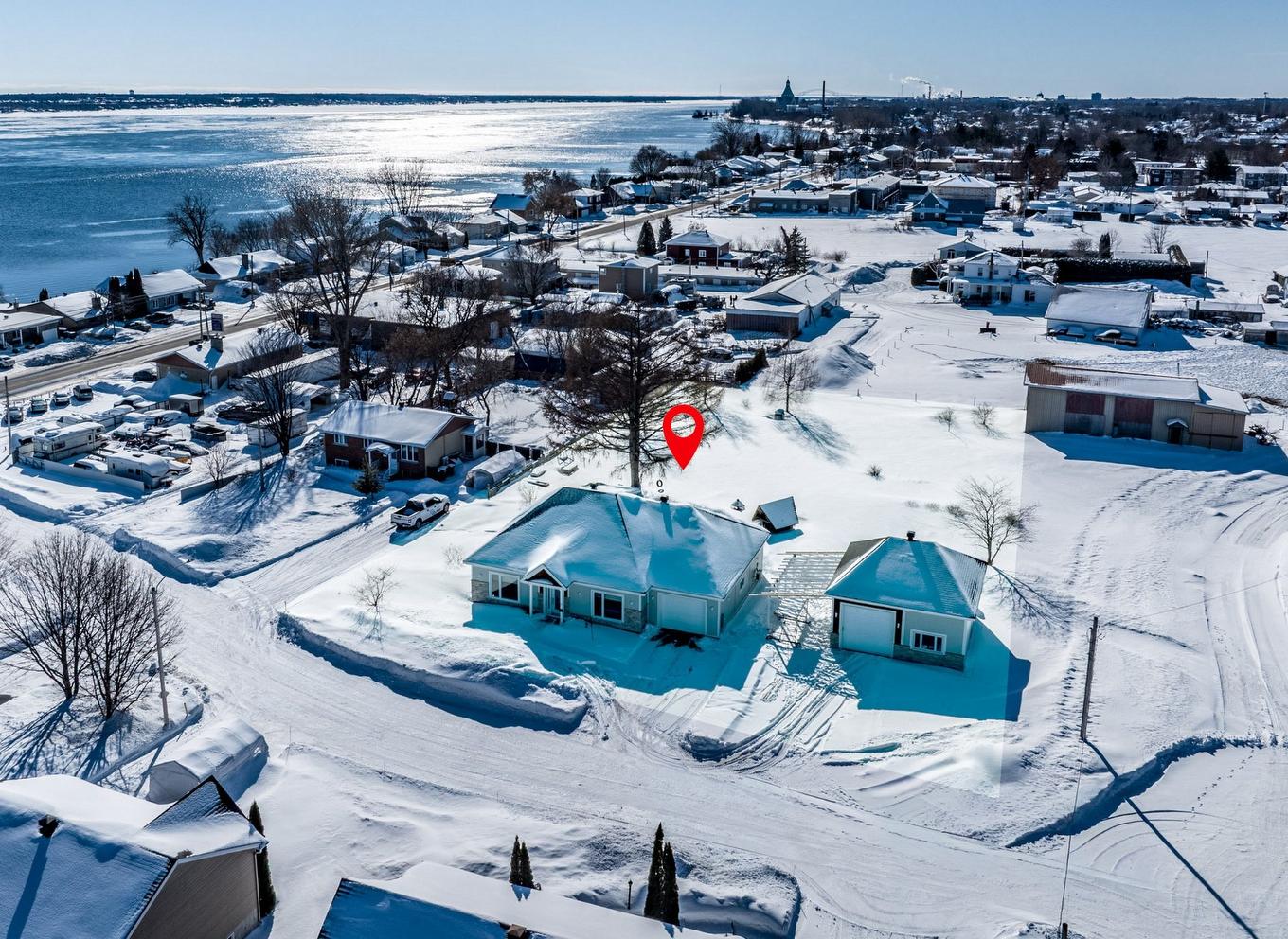 Photo aérienne - 15 Rue Lucien-Turcotte, Trois-Rivières, QC - Outdoor With Body Of Water With View