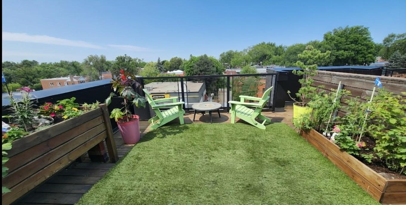 Terrasse - 305-10212 Rue Lajeunesse, Montréal (Ahuntsic-Cartierville), QC - Outdoor