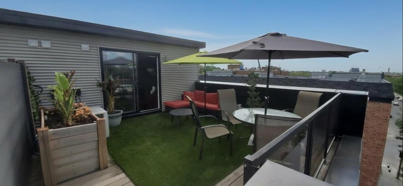 Terrasse - 305-10212 Rue Lajeunesse, Montréal (Ahuntsic-Cartierville), QC - Outdoor With Exterior