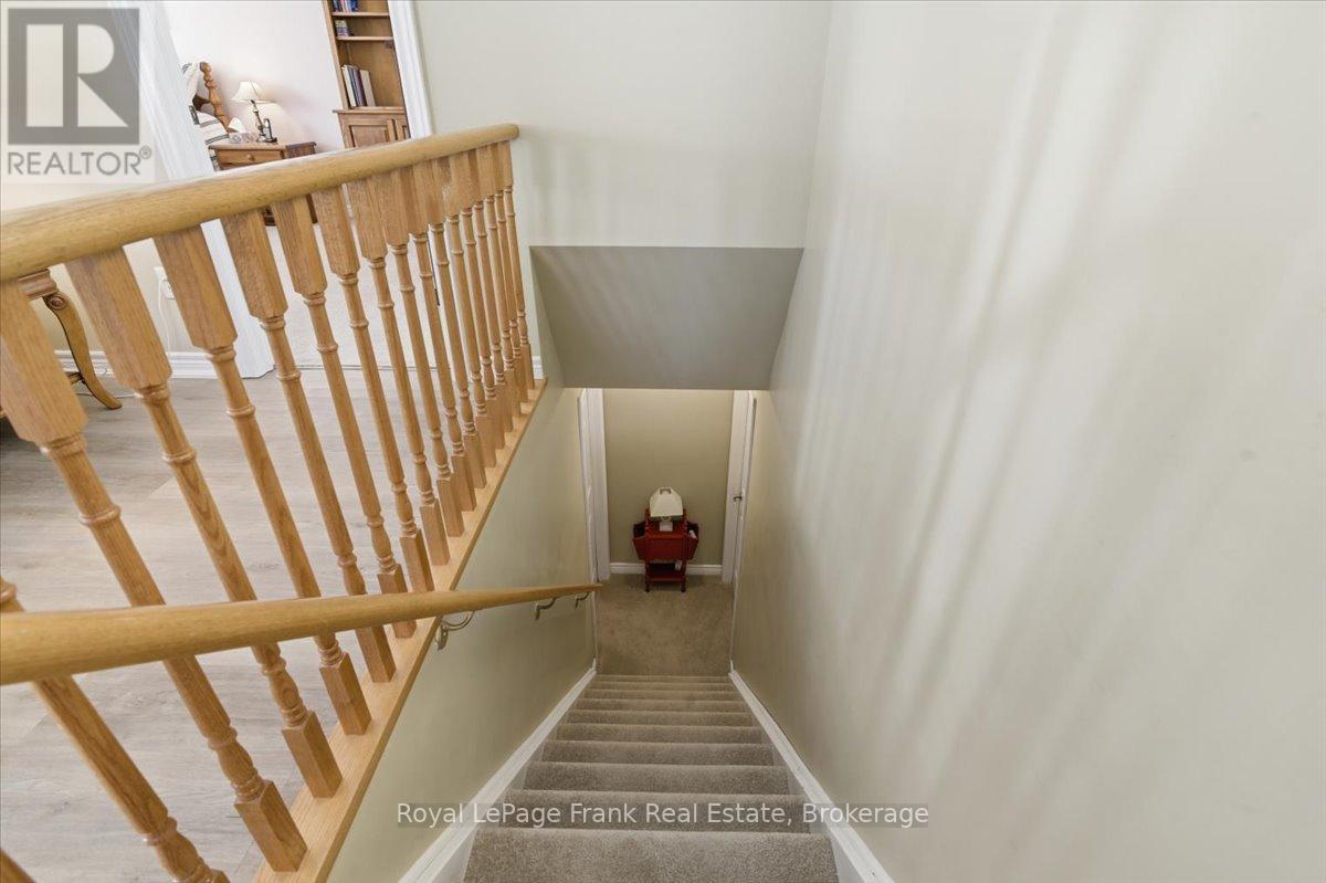 Staircase to Full Unspoiled Basement - 25 Apple Tree Crescent, Uxbridge, ON - Indoor Photo Showing Other Room