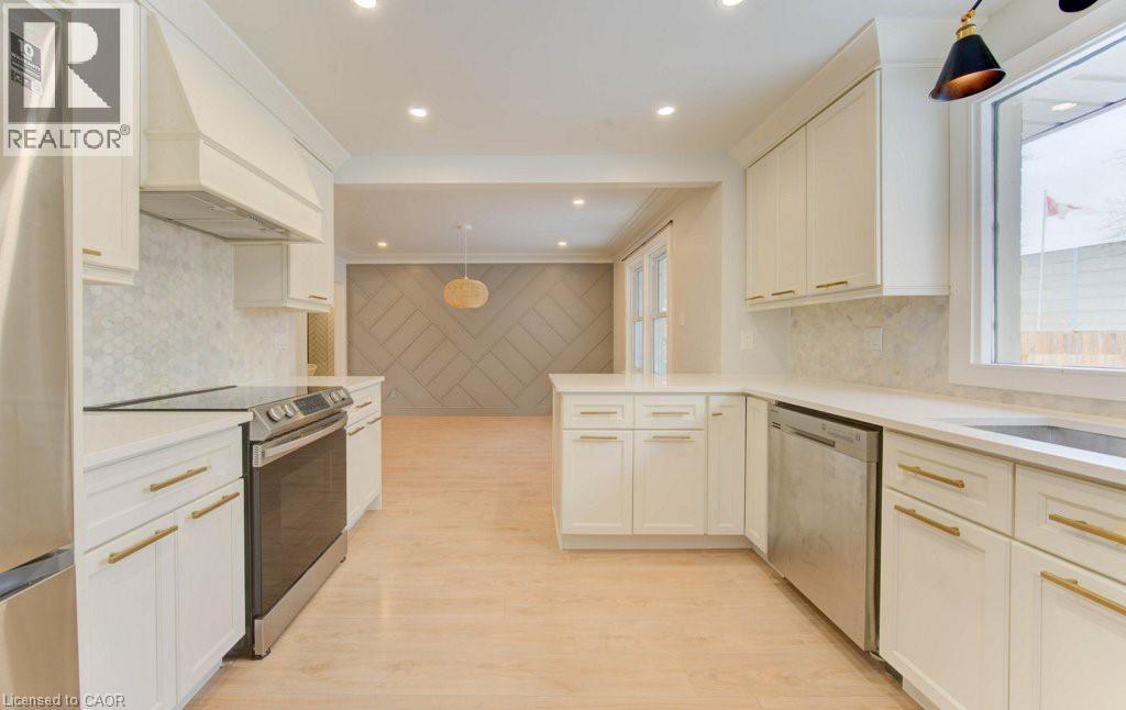 248 Dumfries Avenue, Kitchener, ON - Indoor Photo Showing Kitchen With Upgraded Kitchen