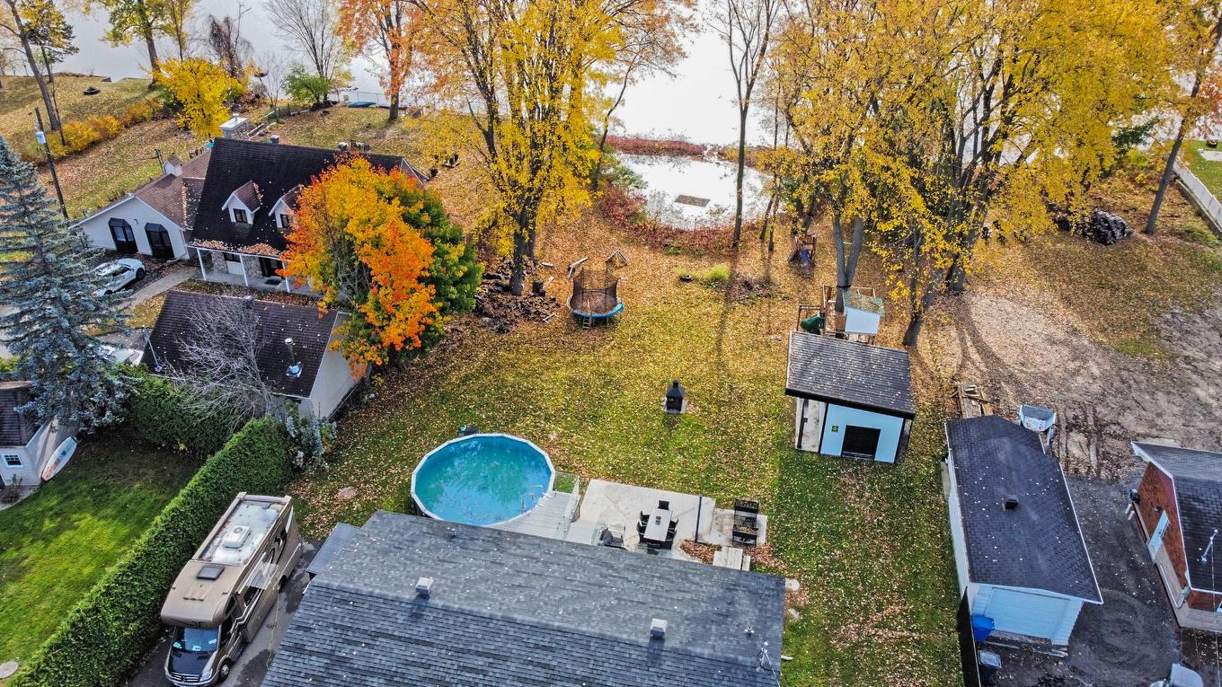 Aerial photo - 1010 Côte De Terrebonne, Terrebonne (Terrebonne), QC - Outdoor With Above Ground Pool