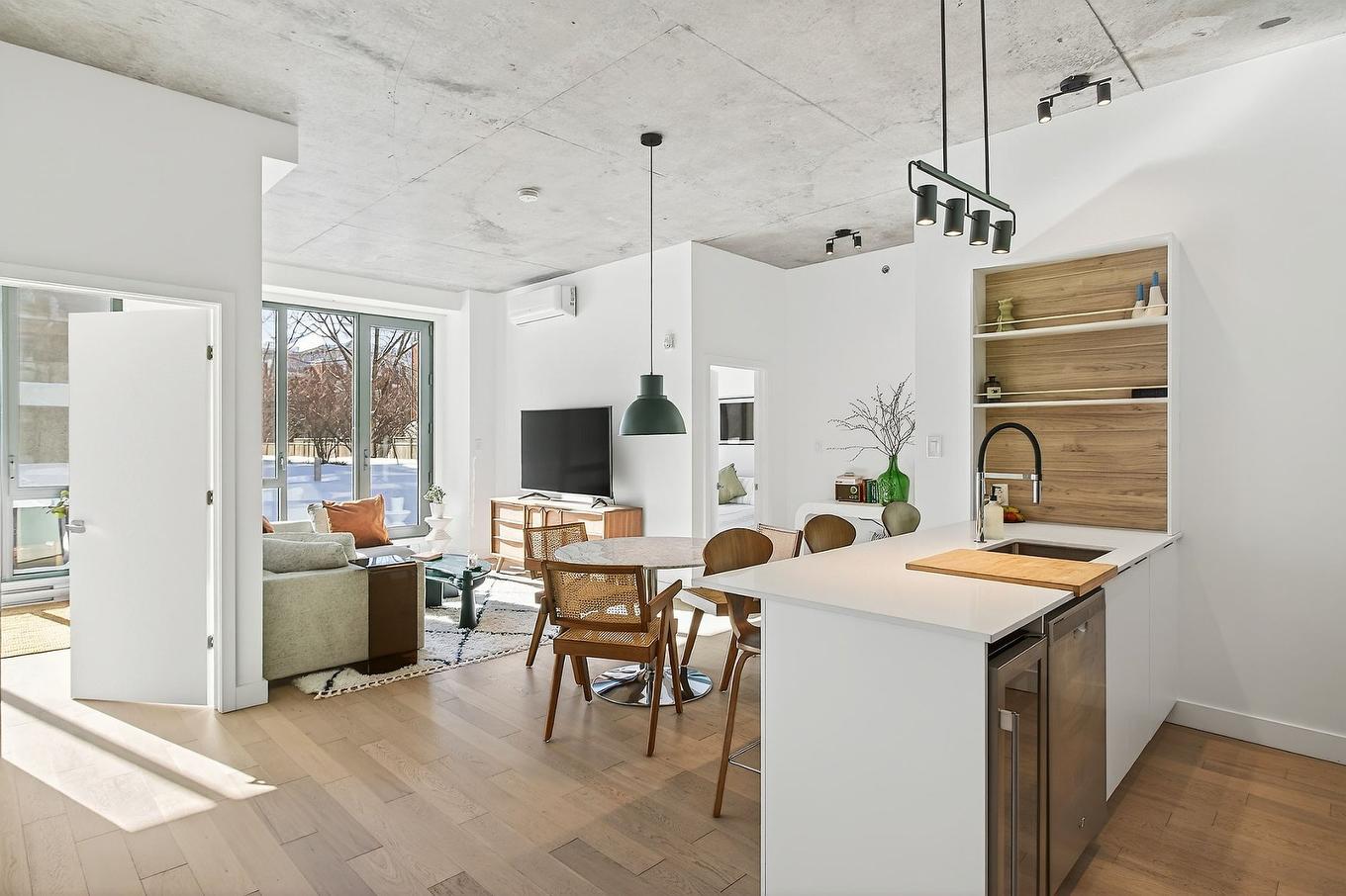 Overall view - 115-75 Rue De Castelnau O., Montréal (Villeray/Saint-Michel/Parc-Extension), QC - Indoor Photo Showing Kitchen