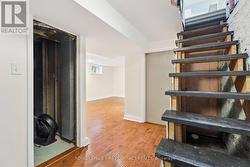 Stairs to lower level -