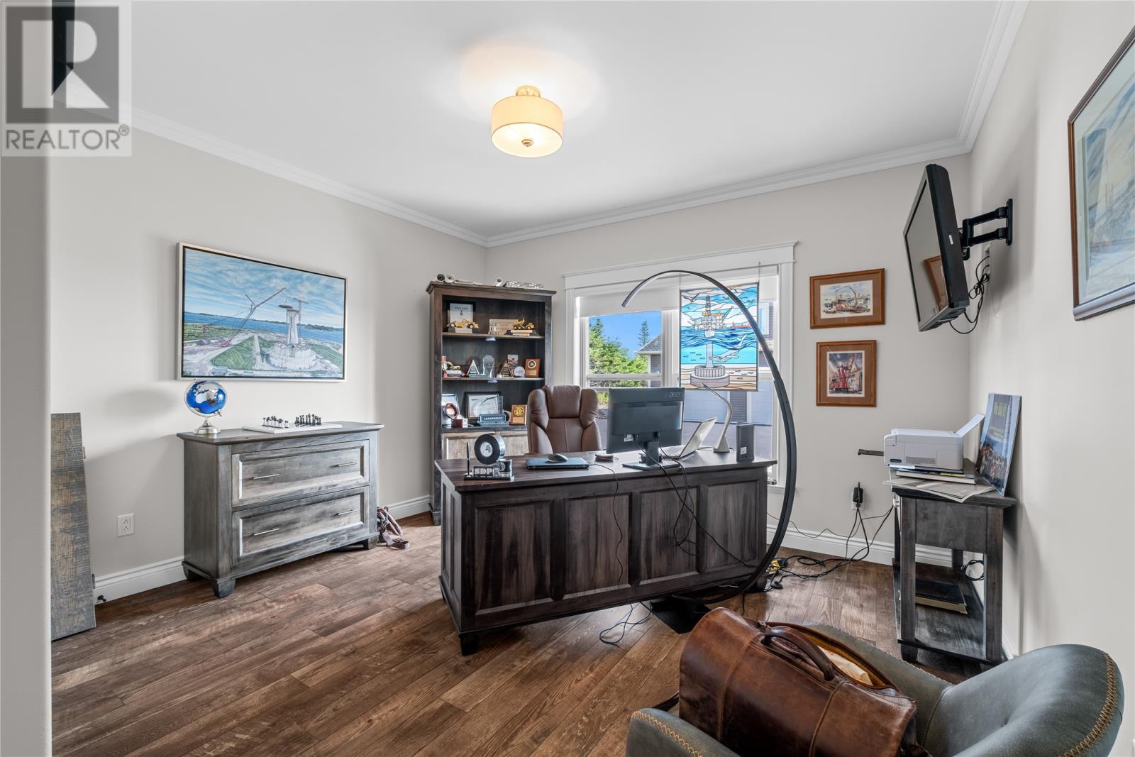 2 Scenic View Drive, Torbay, NL - Indoor Photo Showing Office
