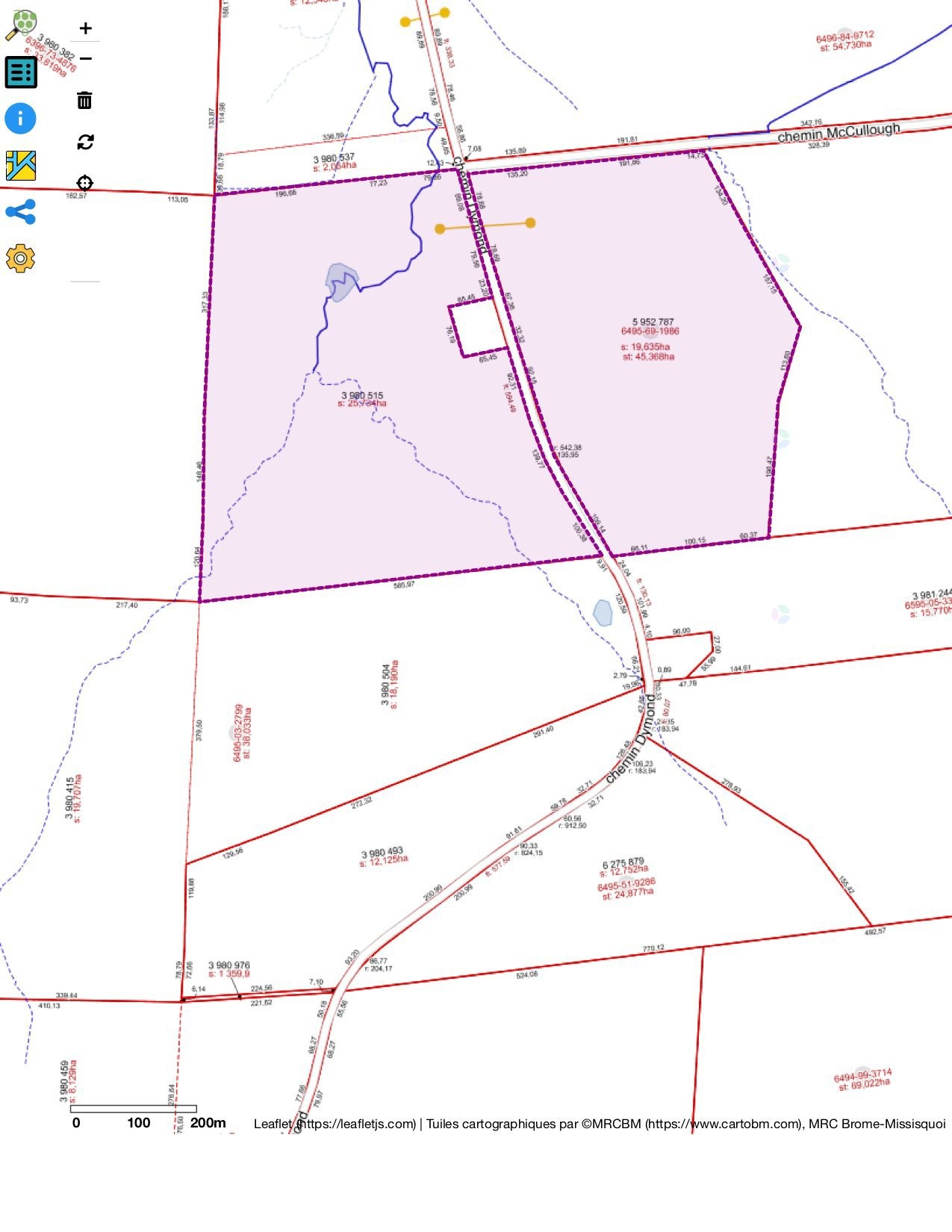 Floor Plan - 1389 Ch. Dymond, Dunham, QC