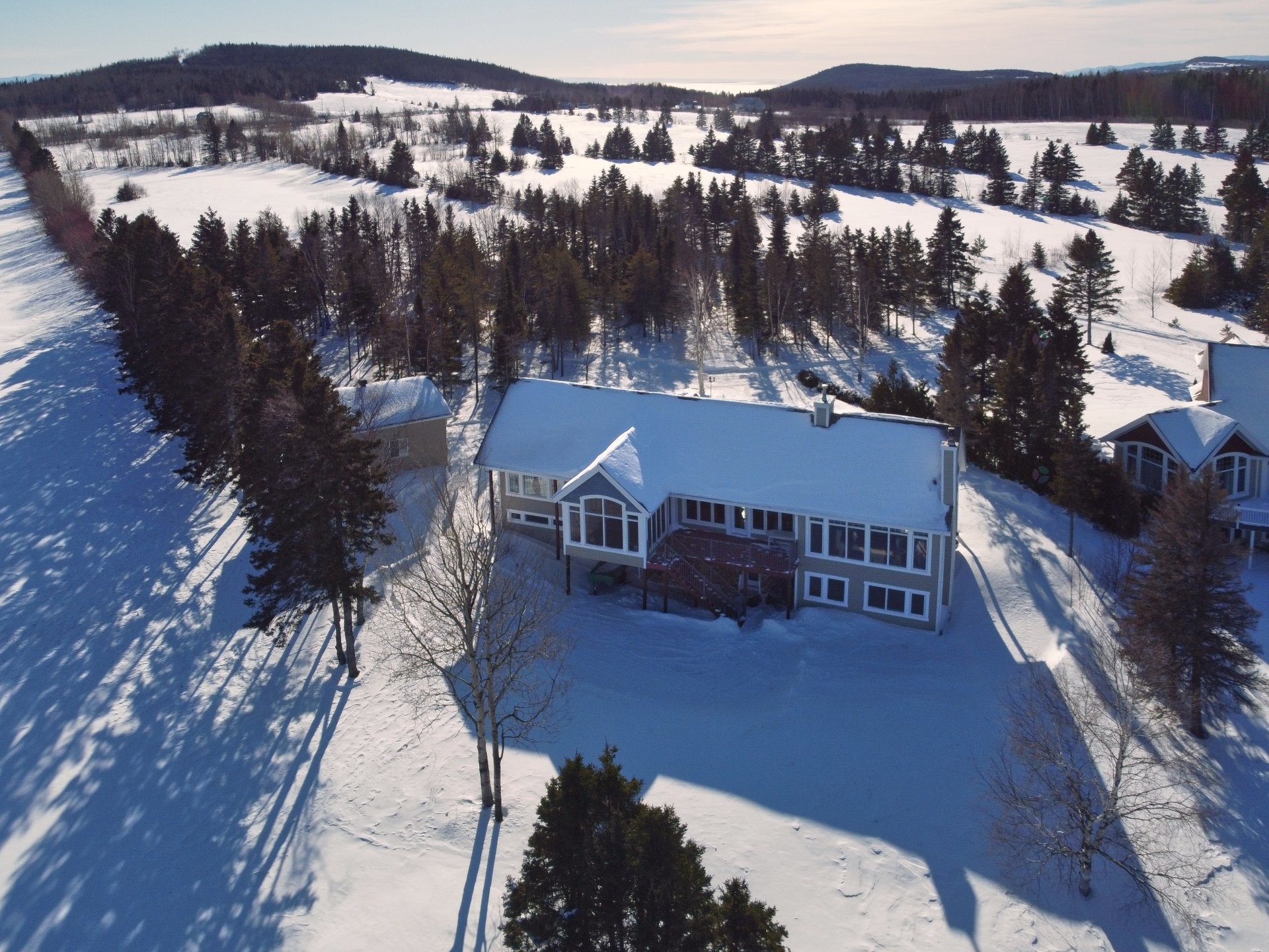 Vue d'ensemble - 3341 Route Du Fleuve, Les Éboulements, QC - Outdoor With View