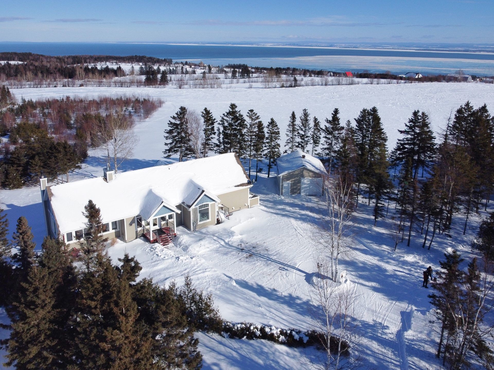 Vue d'ensemble - 3341 Route Du Fleuve, Les Éboulements, QC - Outdoor With View