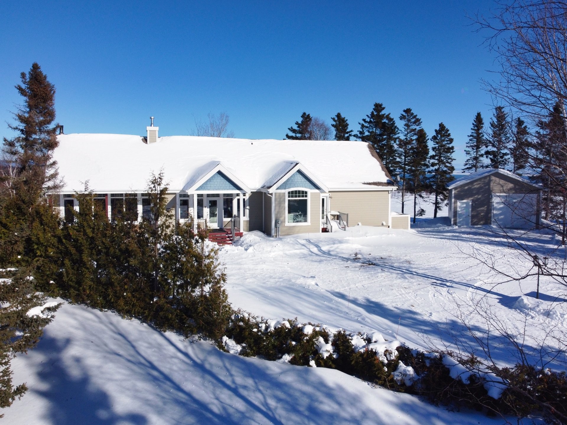 Vue d'ensemble - 3341 Route Du Fleuve, Les Éboulements, QC - Outdoor