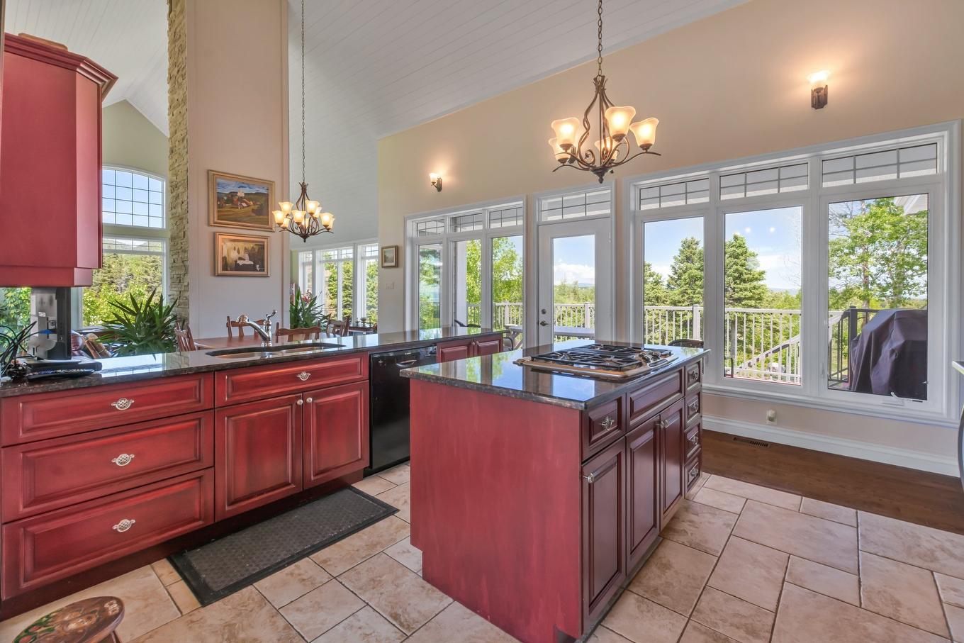 Cuisine - 3341 Route Du Fleuve, Les Éboulements, QC - Indoor Photo Showing Kitchen