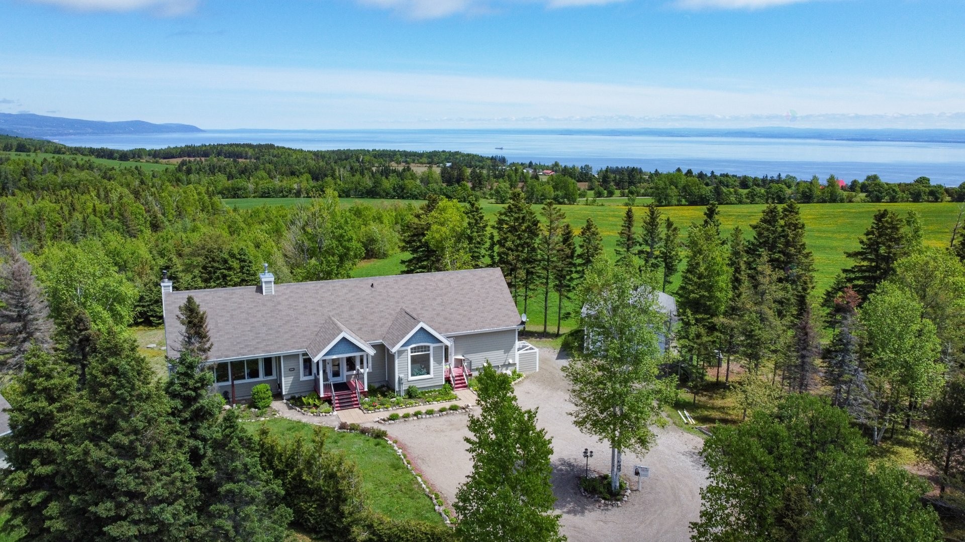 Vue d'ensemble - 3341 Route Du Fleuve, Les Éboulements, QC - Outdoor With View