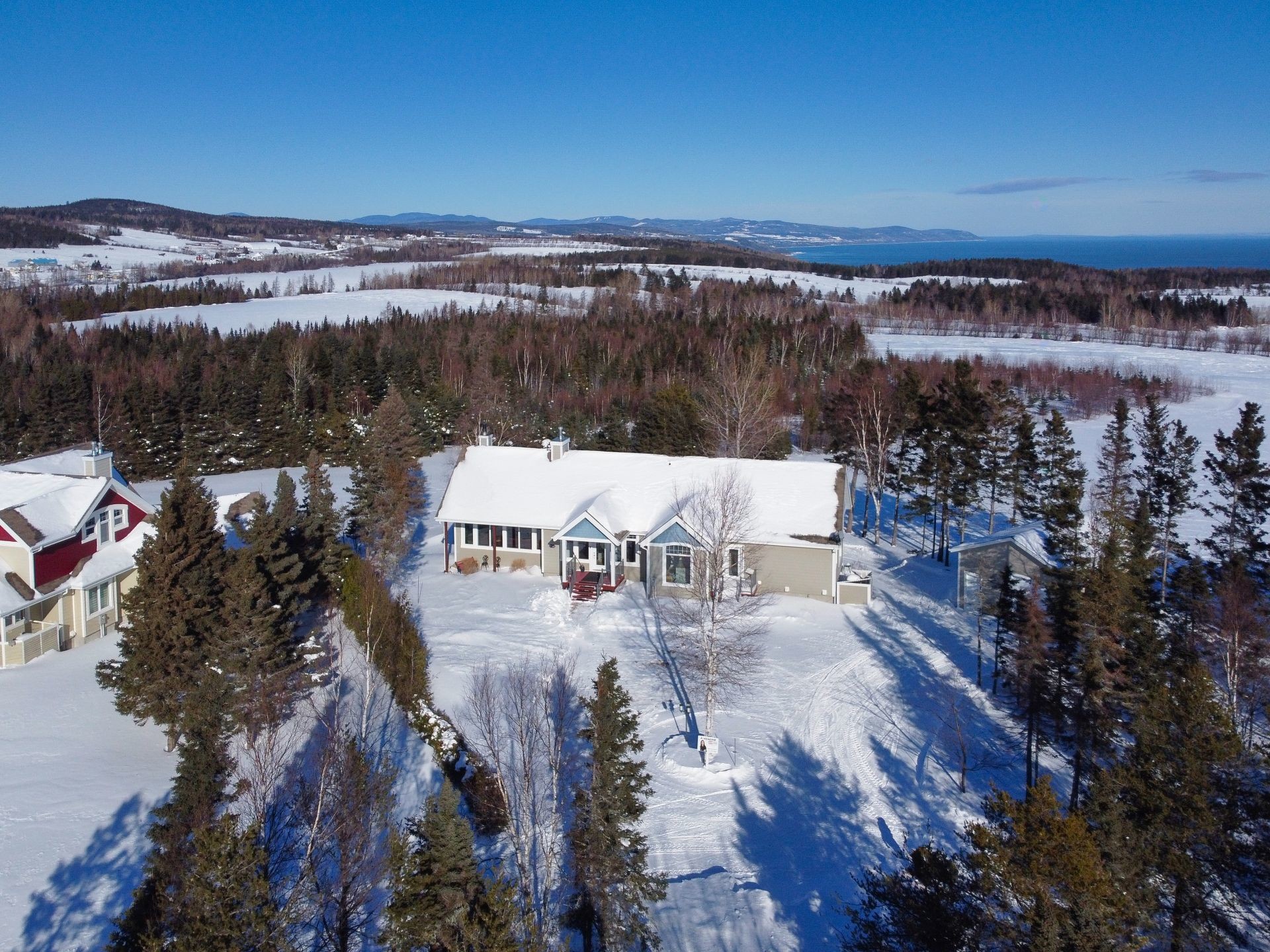 Vue d'ensemble - 3341 Route Du Fleuve, Les Éboulements, QC - Outdoor With View