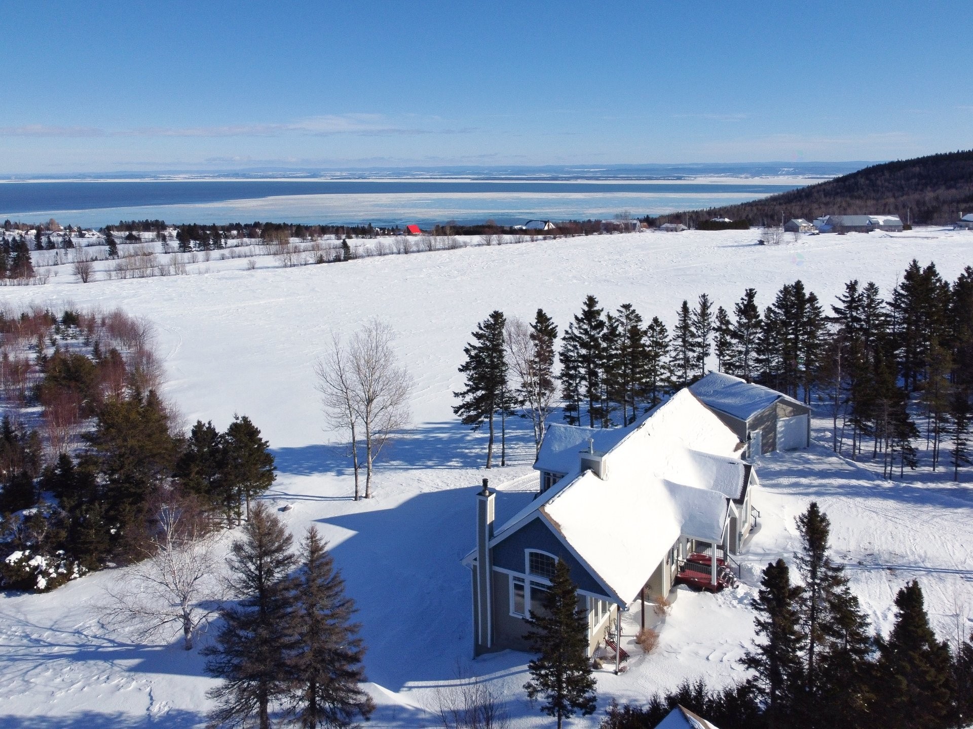Vue d'ensemble - 3341 Route Du Fleuve, Les Éboulements, QC - Outdoor With View