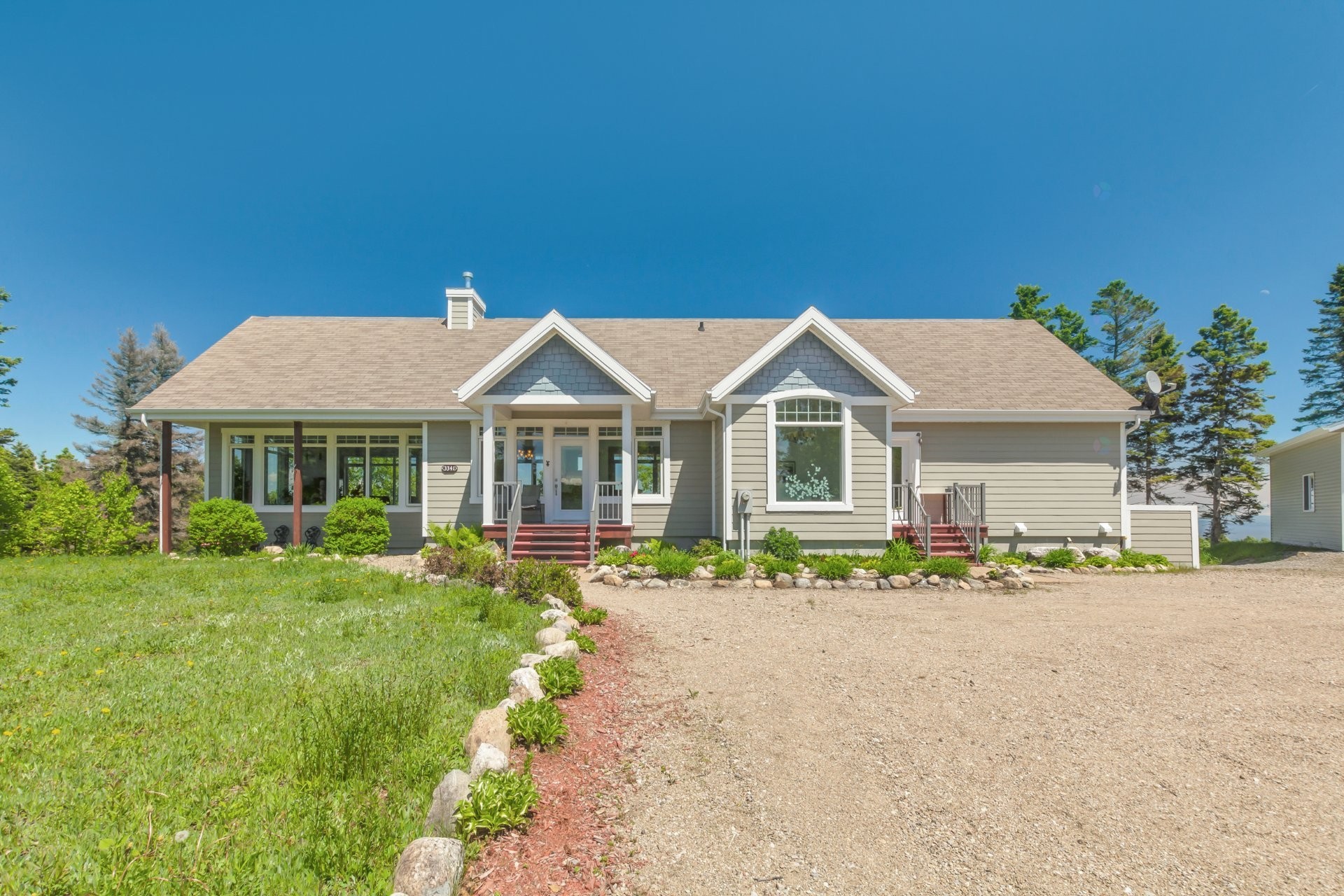 Façade - 3341 Route Du Fleuve, Les Éboulements, QC - Outdoor With Facade