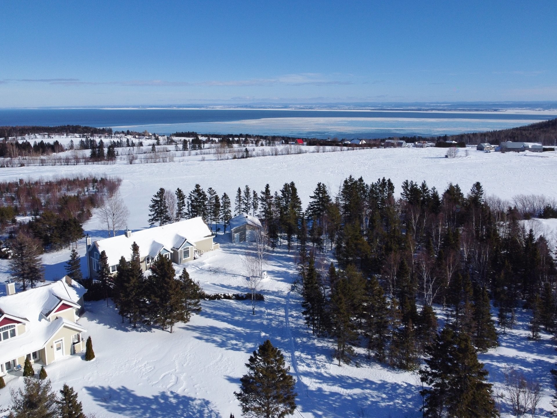 Vue d'ensemble - 3341 Route Du Fleuve, Les Éboulements, QC - Outdoor With View
