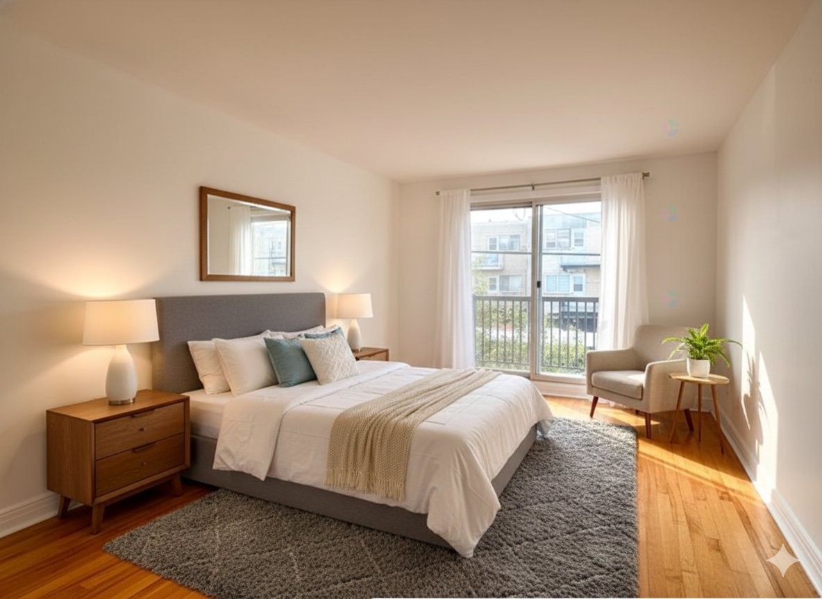 Chambre à coucher - 4-4570 Rue Bélanger, Montréal (Rosemont/La Petite-Patrie), QC - Indoor Photo Showing Bedroom
