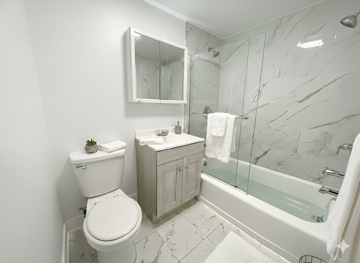 Salle de bains - 4-4570 Rue Bélanger, Montréal (Rosemont/La Petite-Patrie), QC - Indoor Photo Showing Bathroom