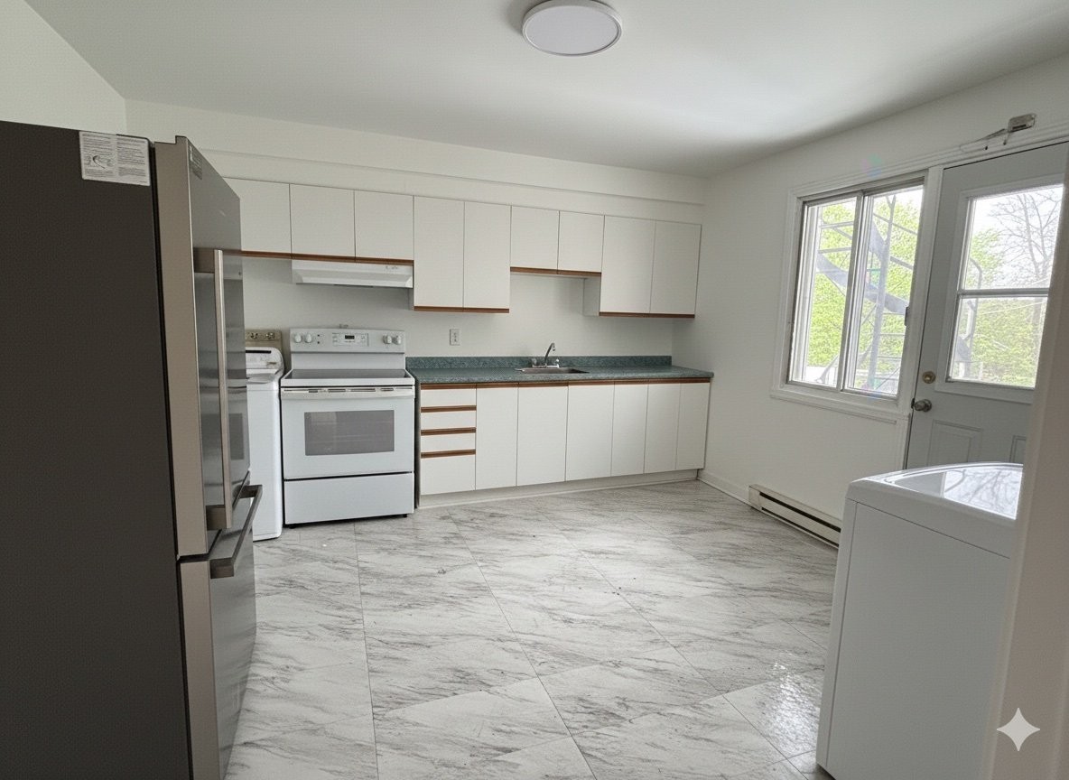 Cuisine - 4-4570 Rue Bélanger, Montréal (Rosemont/La Petite-Patrie), QC - Indoor Photo Showing Kitchen With Double Sink