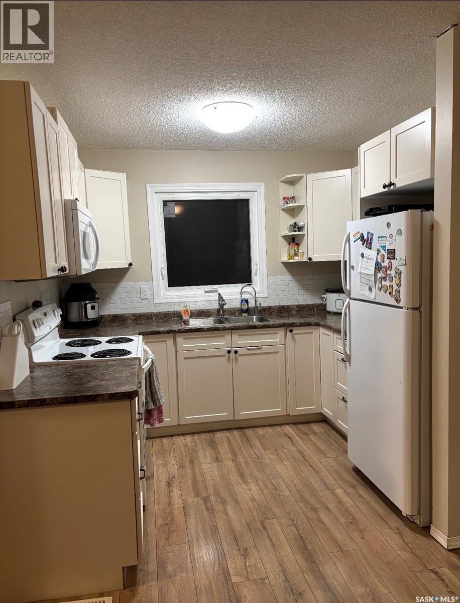 19 Hunt Crescent, Regina, SK - Indoor Photo Showing Kitchen With Double Sink