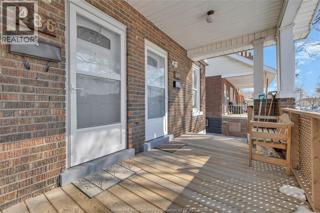 486-488 Cameron, Windsor, ON - Outdoor With Deck Patio Veranda With Exterior