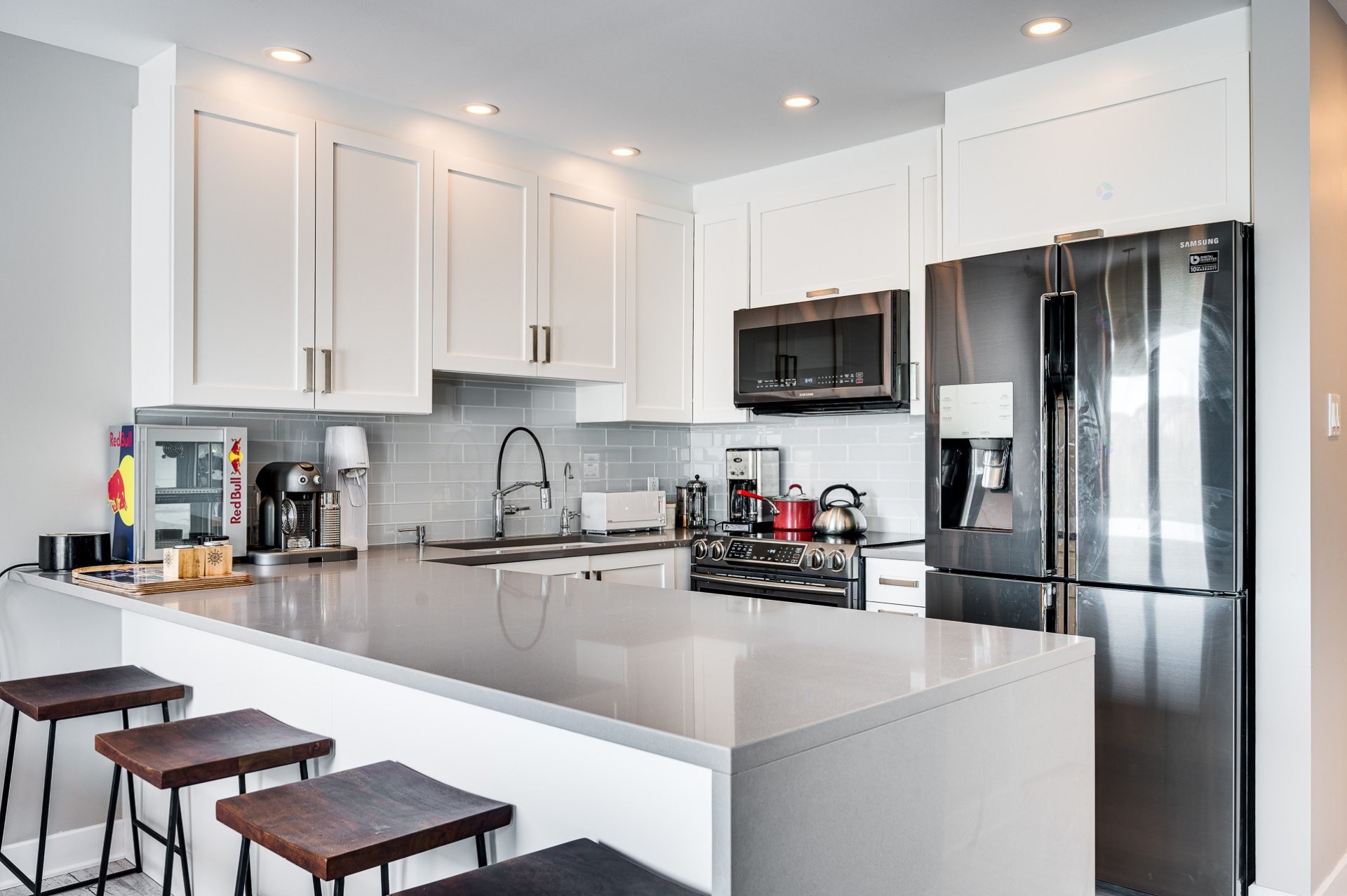 Cuisine - 544 Ch. Du Skieur, Piedmont, QC - Indoor Photo Showing Kitchen With Upgraded Kitchen