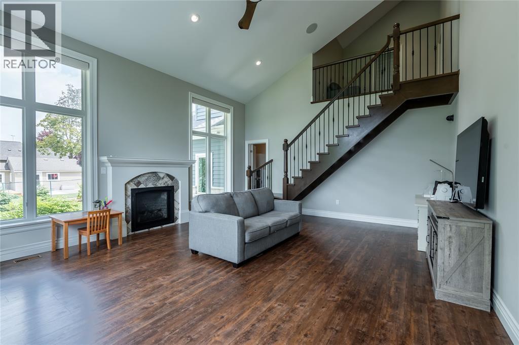 647 St Clair Parkway, St Clair, ON - Indoor Photo Showing Living Room With Fireplace