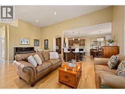 Open-concept living space -