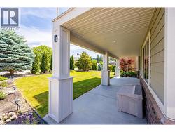 Covered patio area -