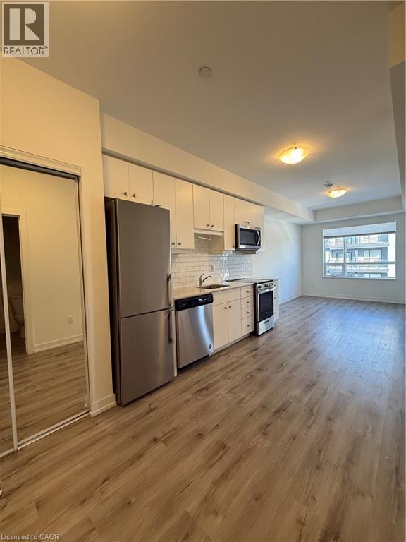 247 Northfield Drive E Unit# 406, Waterloo, ON - Indoor Photo Showing Kitchen With Stainless Steel Kitchen