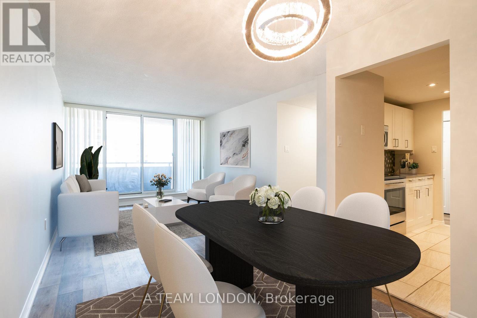 503 - 155 Kent Street, London East (East F), ON - Indoor Photo Showing Dining Room
