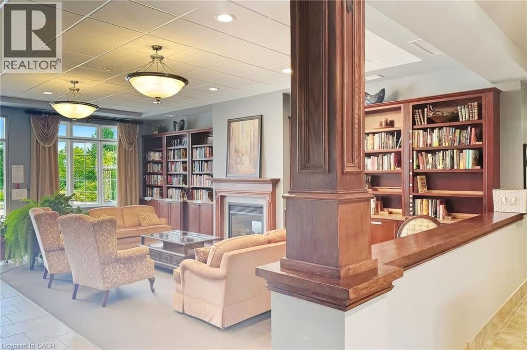 46 Manitoulin Trail, Hamilton, ON - Indoor With Fireplace