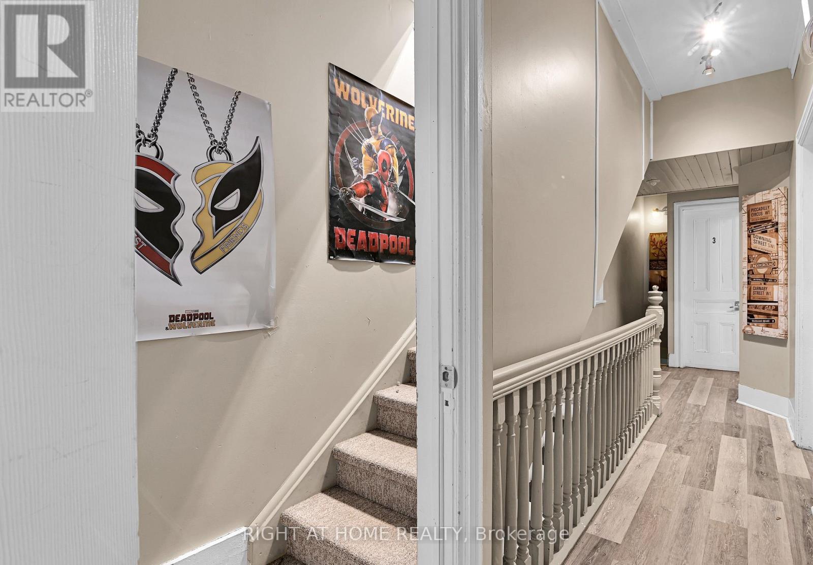 2nd floor hall and stairs to loft/Primary bedroom - 95 Templeton Street, Ottawa, ON - Indoor Photo Showing Other Room
