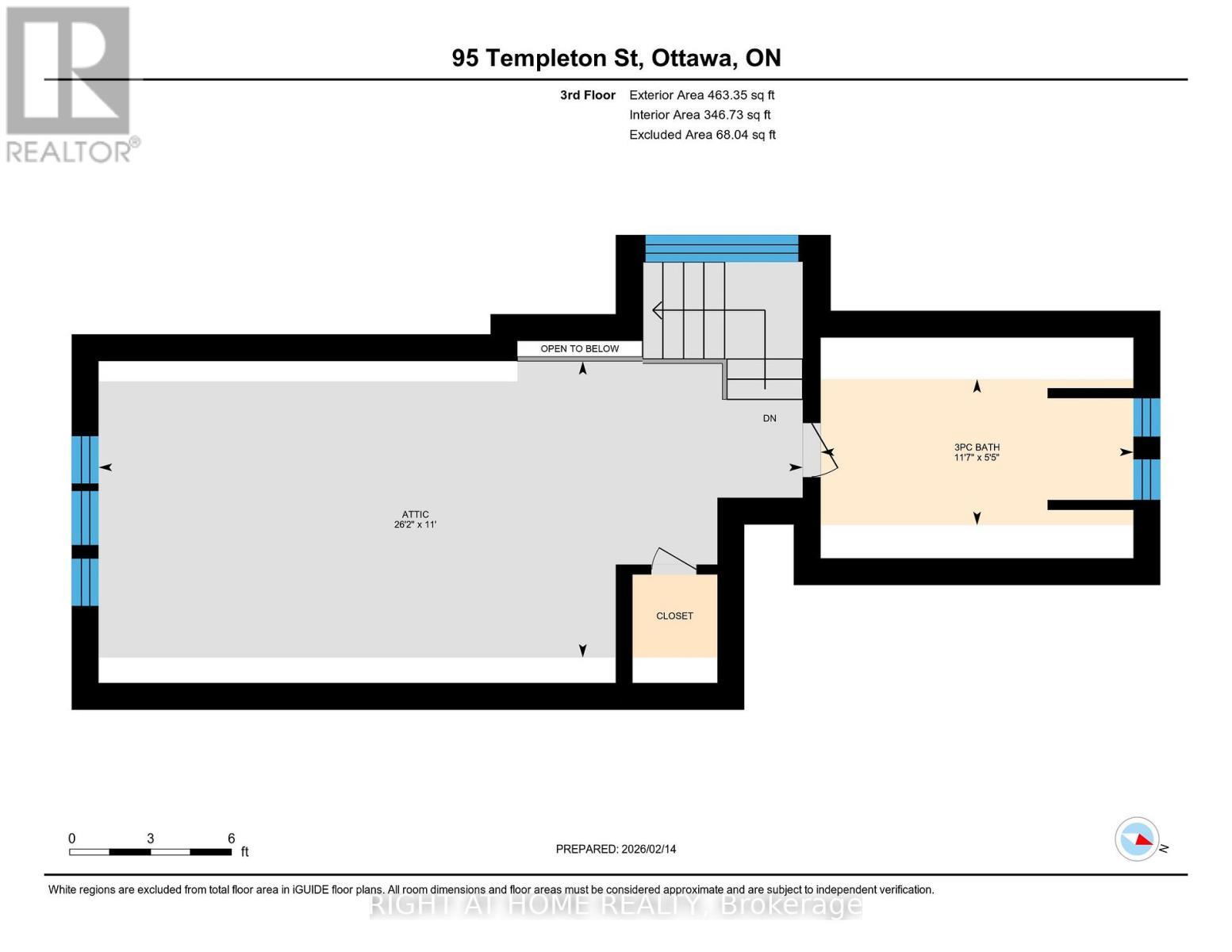 3rd floor, attic | loft - 95 Templeton Street, Ottawa, ON - Other