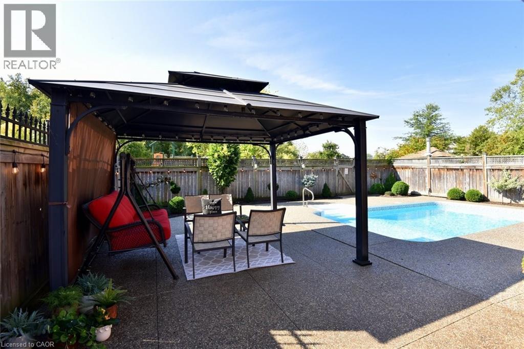 12 Degrow Crescent, Binbrook, ON - Outdoor With In Ground Pool With Deck Patio Veranda With Backyard
