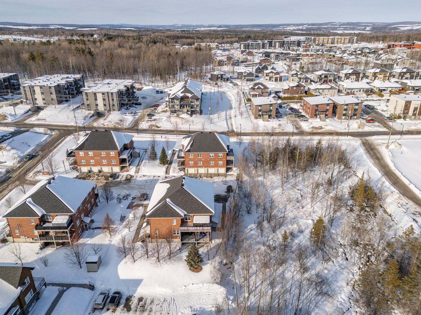 Aerial photo - 203-1150 Rue Albert-Charpentier, Sherbrooke (Les Nations), QC - Outdoor With View