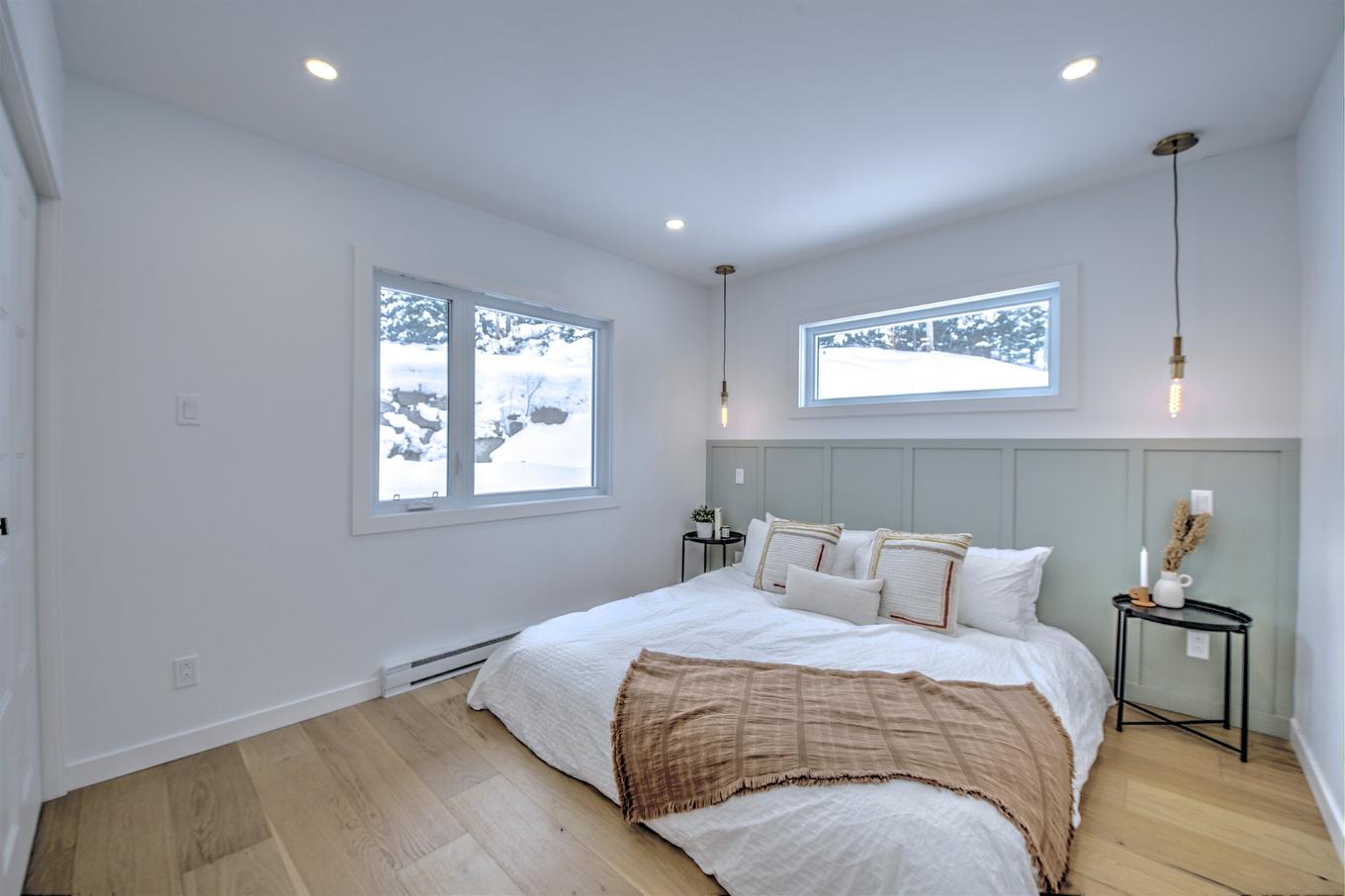 Chambre à coucher principale - 1524 Rue Pierre-Émile-Gratton, Saint-Adolphe-D'Howard, QC - Indoor Photo Showing Bedroom