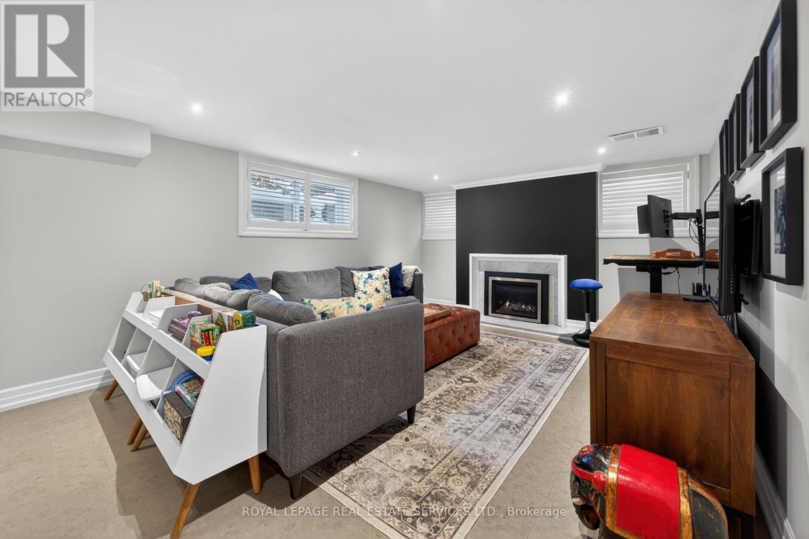 9 Ashton Manor, Toronto, ON - Indoor With Fireplace