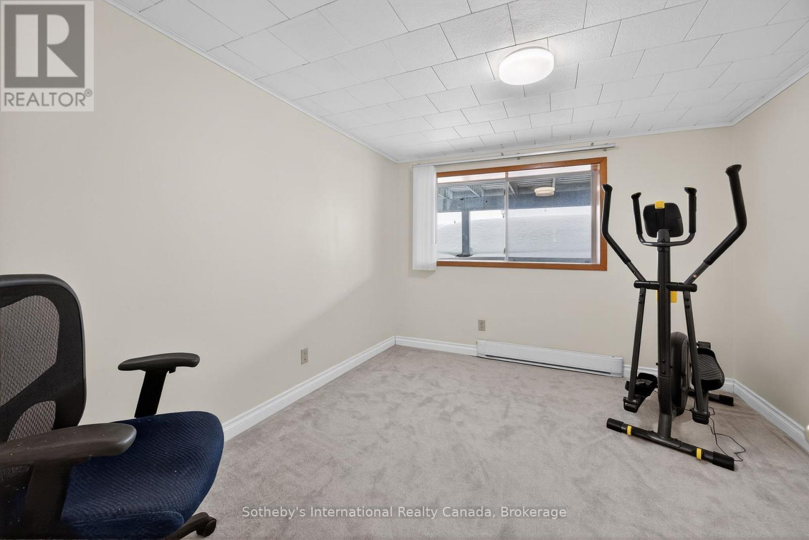 Lower level bedroom 2 - 1420 Tiny Beaches Road N, Tiny, ON - Indoor Photo Showing Gym Room