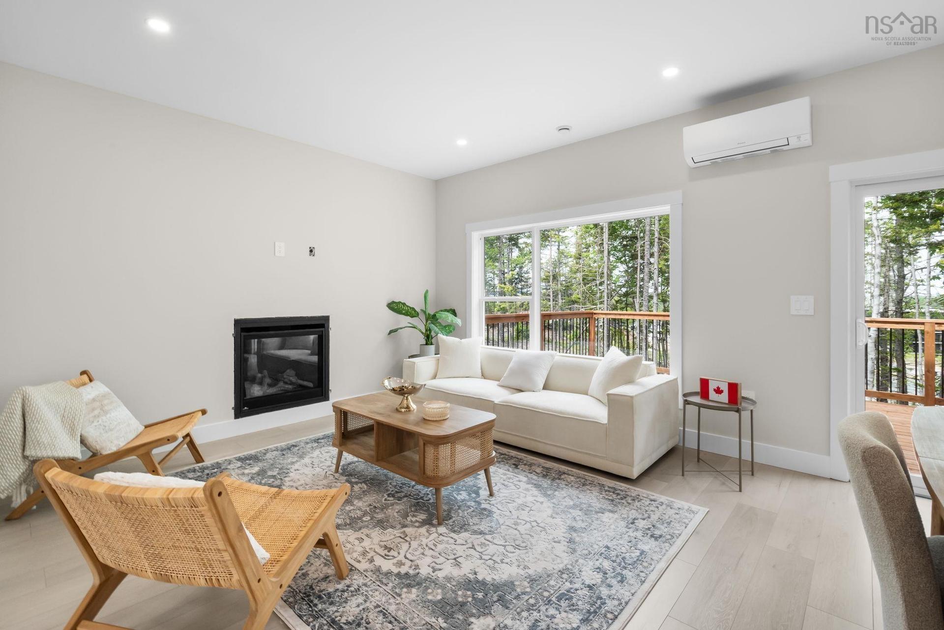 85 Simona Drive, Dartmouth, NS - Indoor Photo Showing Living Room With Fireplace