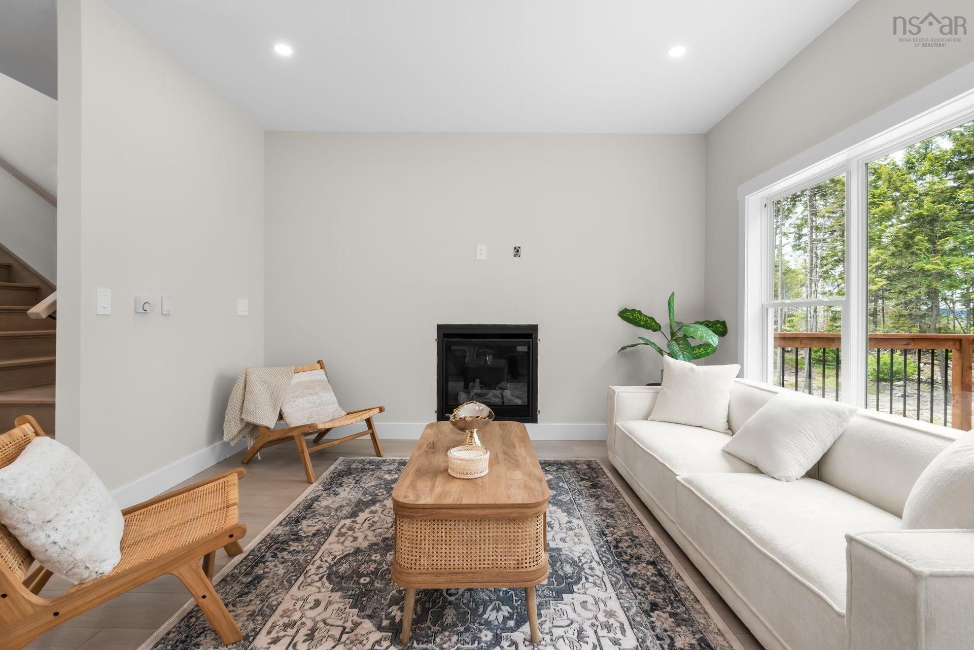 85 Simona Drive, Dartmouth, NS - Indoor Photo Showing Living Room With Fireplace