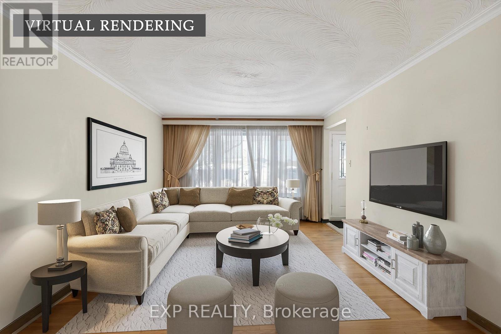 7232 Reindeer Drive, Mississauga, ON - Indoor Photo Showing Living Room