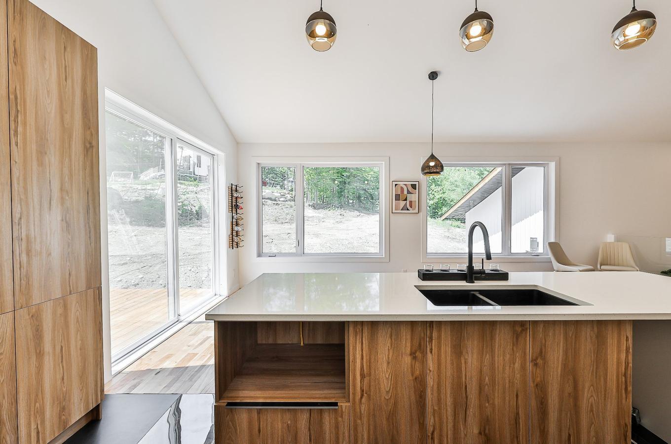Kitchen - 750 5E Rang, Sainte-Julienne, QC - Indoor Photo Showing Kitchen With Double Sink