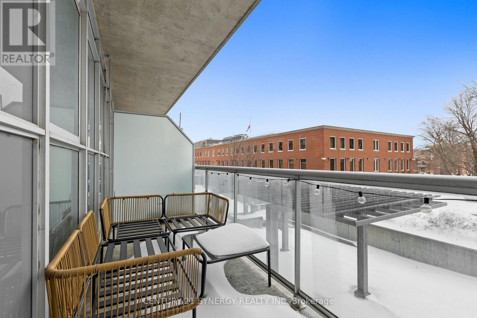 303 - 179 George Street, Ottawa, ON - Outdoor With Balcony With Exterior