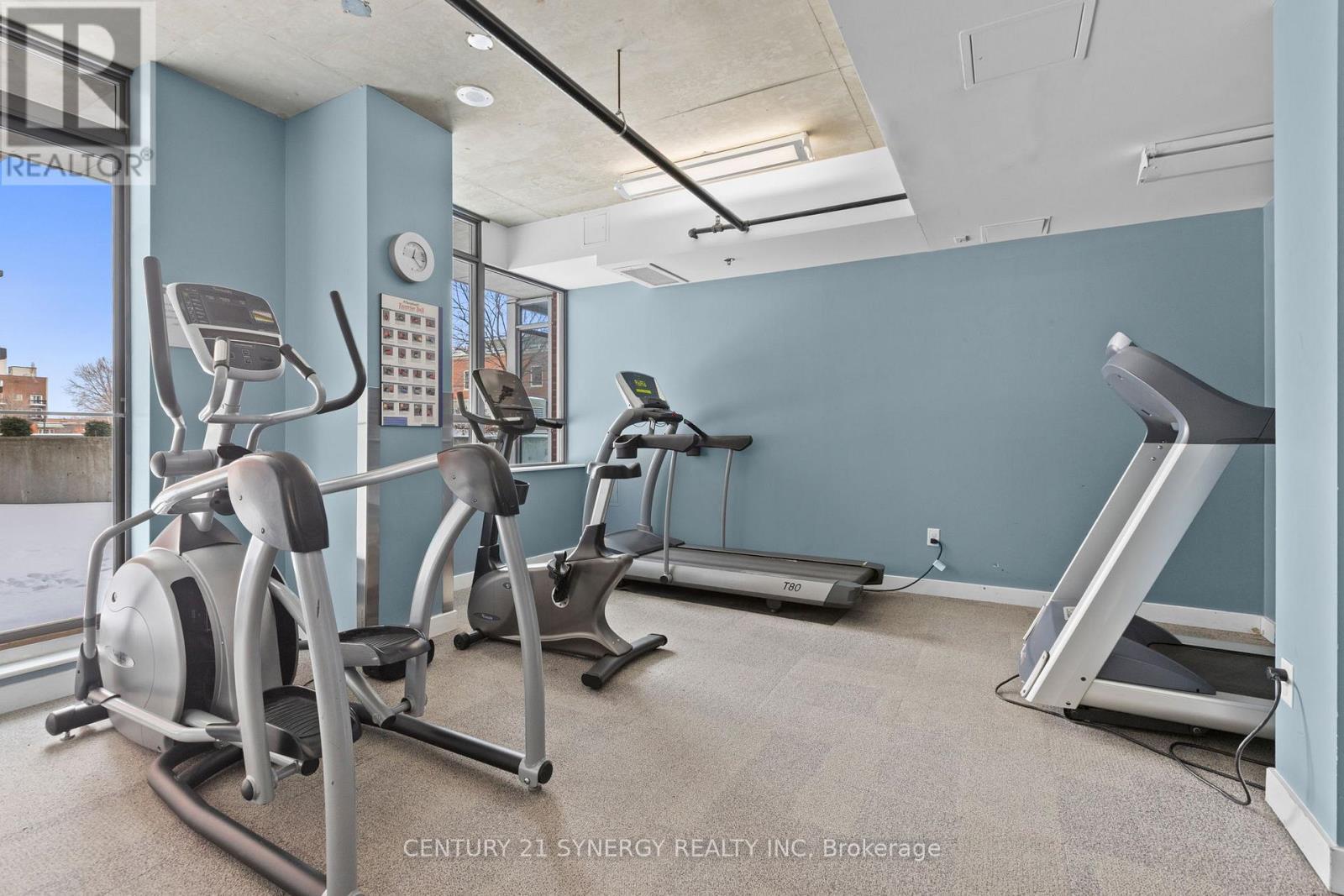 303 - 179 George Street, Ottawa, ON - Indoor Photo Showing Gym Room