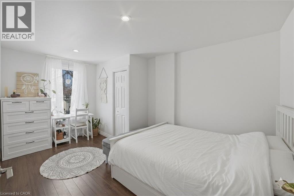 Secondary bedroom with closet! - 81 Ottawa Street N, Hamilton, ON - Indoor Photo Showing Bedroom