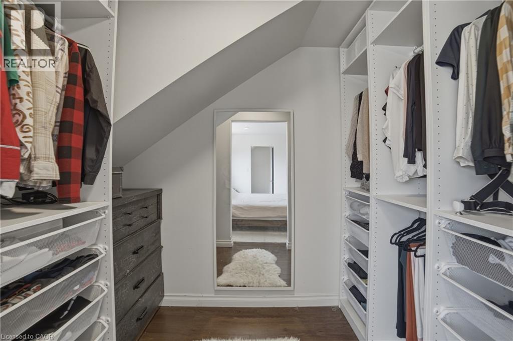 Primary bedroom walk- in closet! - 81 Ottawa Street N, Hamilton, ON - Indoor With Storage