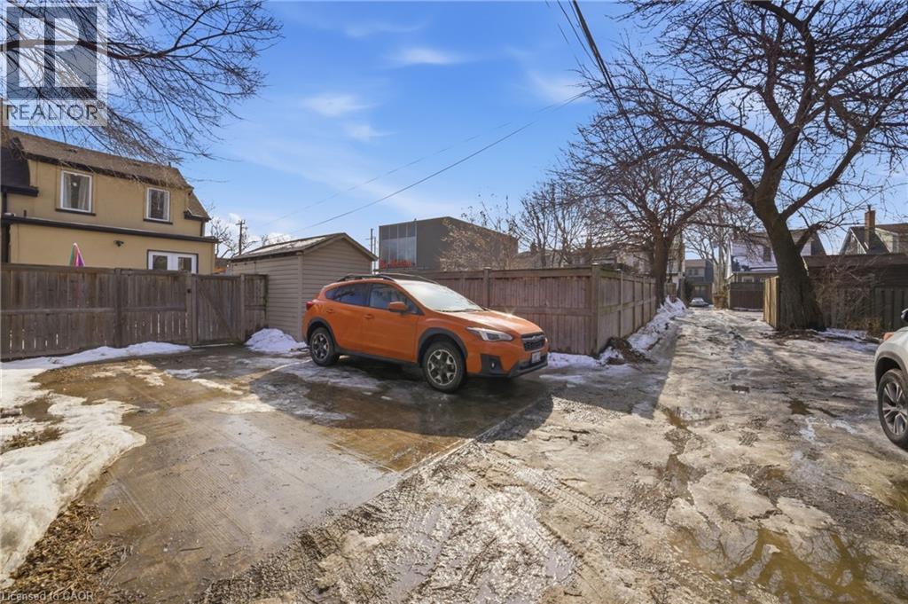 2 car parking off laneway - 81 Ottawa Street N, Hamilton, ON - Outdoor
