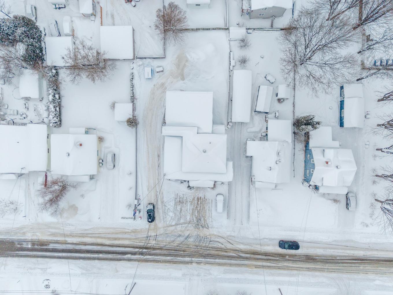 Photo aérienne - 424 Rue Laurier, Val-Des-Sources, QC - With View